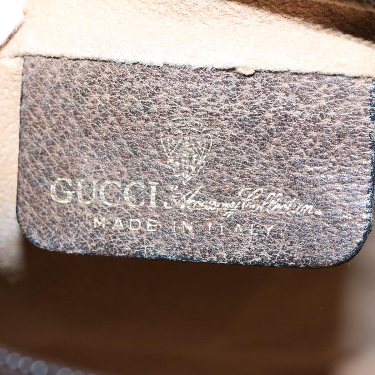 GUCCI GG Supreme Web Sherry Line Clutch Bag Beige Red 14 014 3553 yk9575