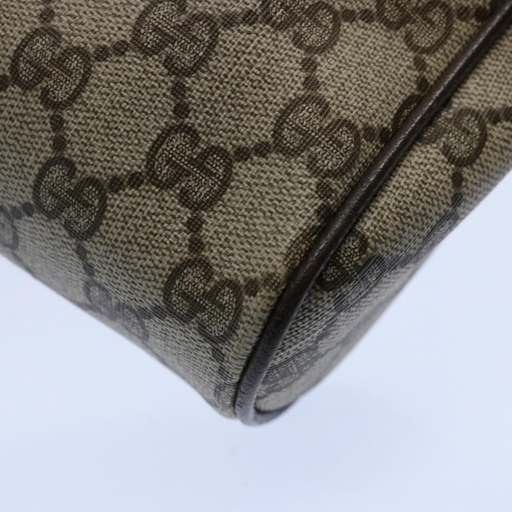 GUCCI GG Supreme Web Sherry Line Clutch Bag Beige Red 14 014 3553 yk9575