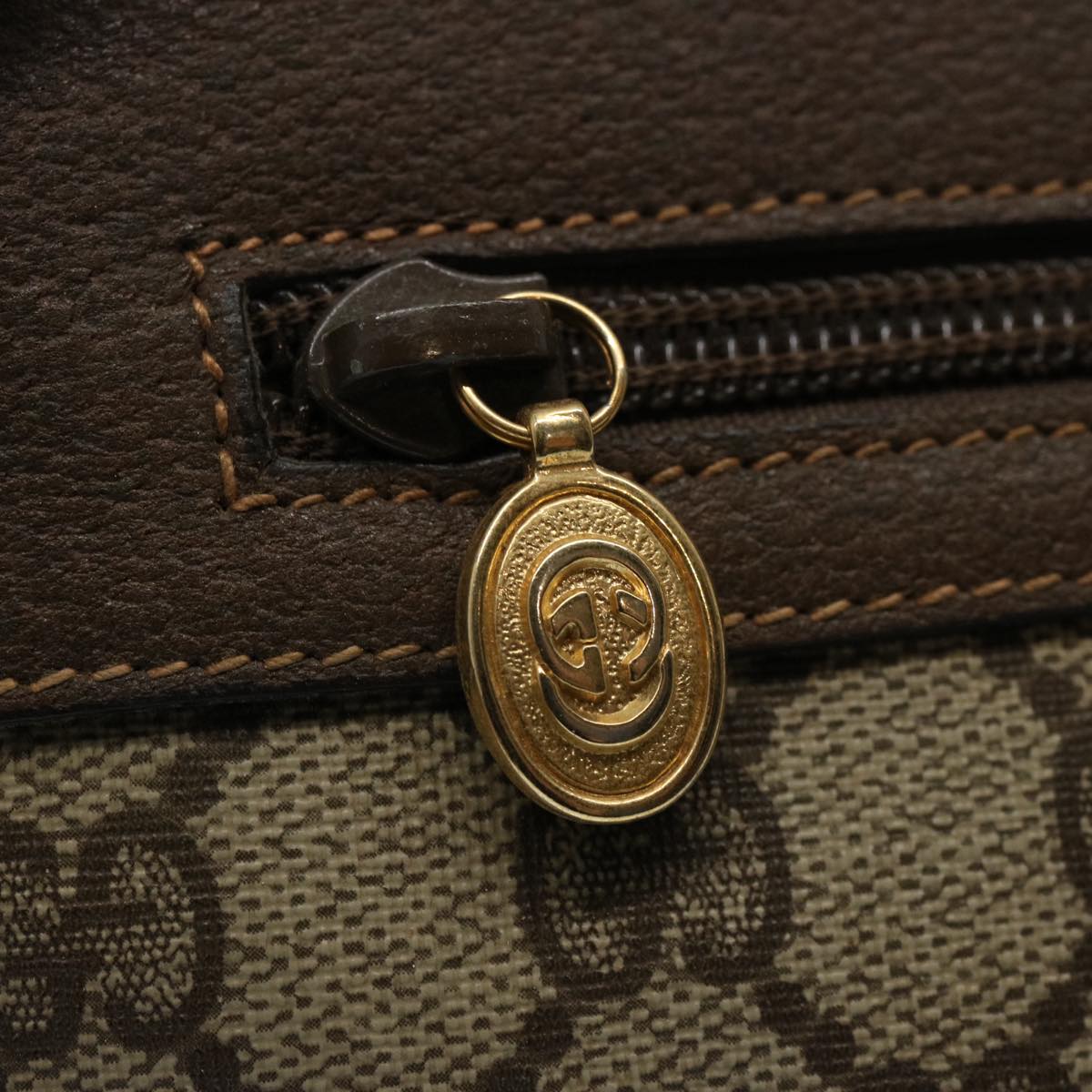 GUCCI GG Supreme Clutch Bag PVC Leather Beige 014 122 yk9577