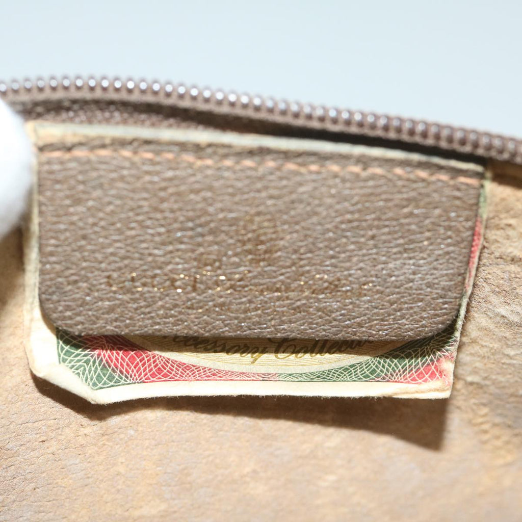 GUCCI GG Supreme Web Sherry Line Shoulder Bag Beige Red 89 02 018 yk9578