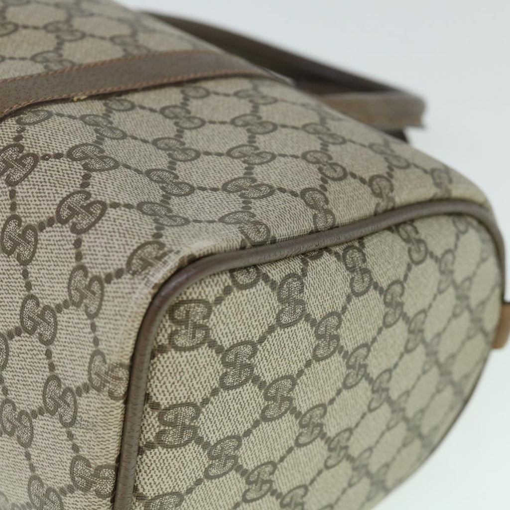GUCCI GG Supreme Web Sherry Line Boston Bag Beige Red 98 02 007 yk9594