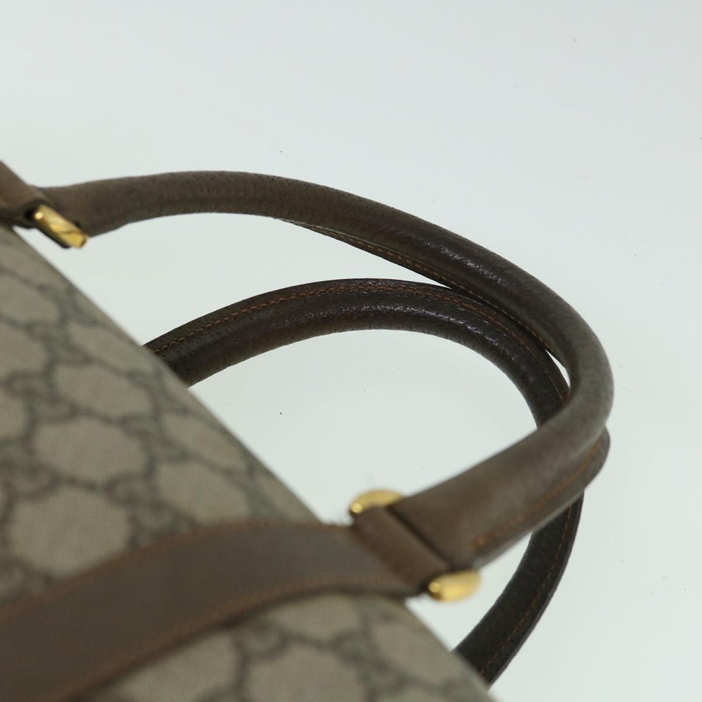 GUCCI GG Supreme Web Sherry Line Boston Bag Beige Red 98 02 007 yk9594