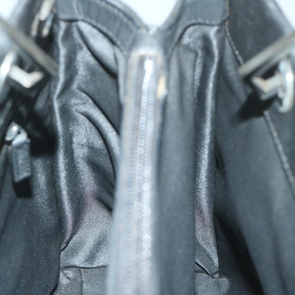 GUCCI GG Canvas Bamboo Hand Bag Black 002 1016 yk9603