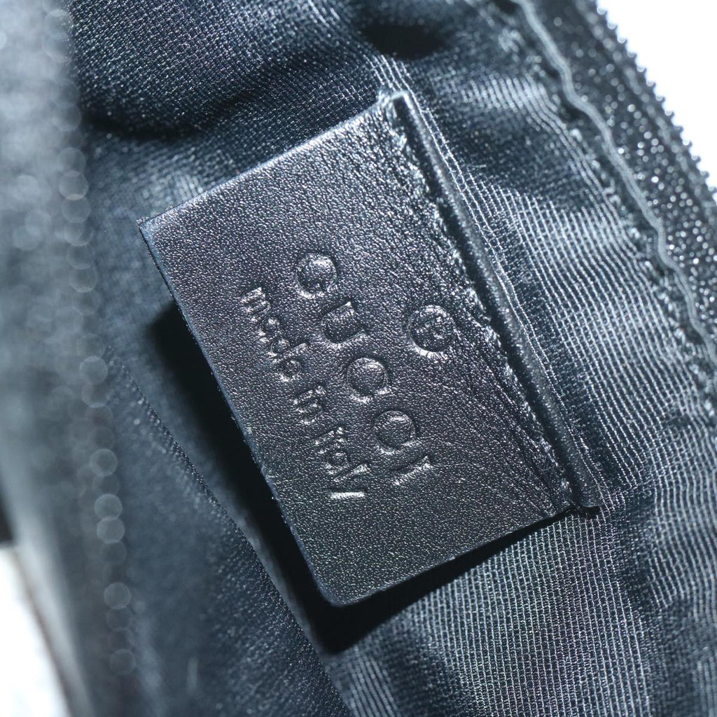 GUCCI GG Canvas Shoulder Bag Black 90644 yk9618