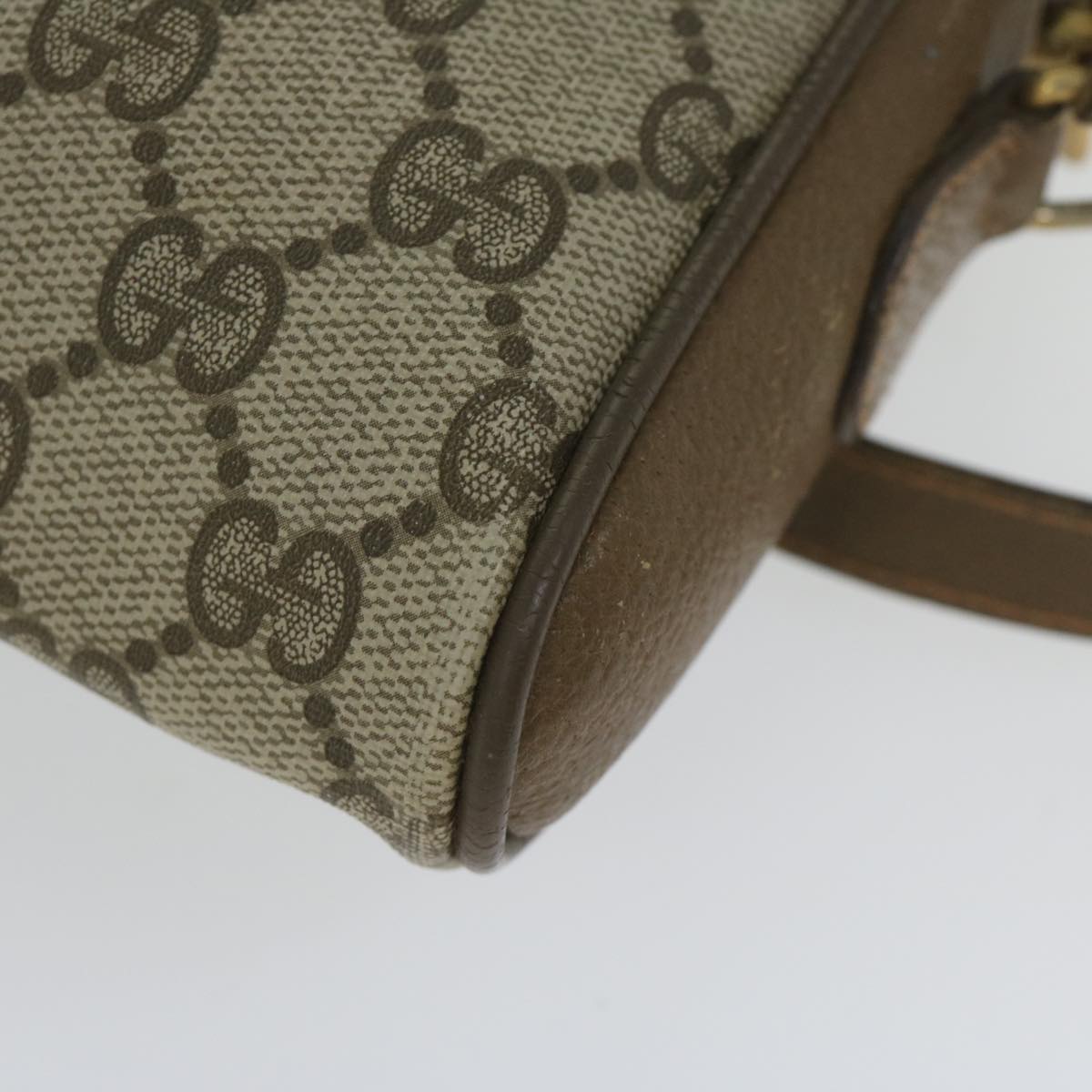 GUCCI GG Supreme Web Sherry Line Shoulder Bag Beige Red 89 02 055 yk9620
