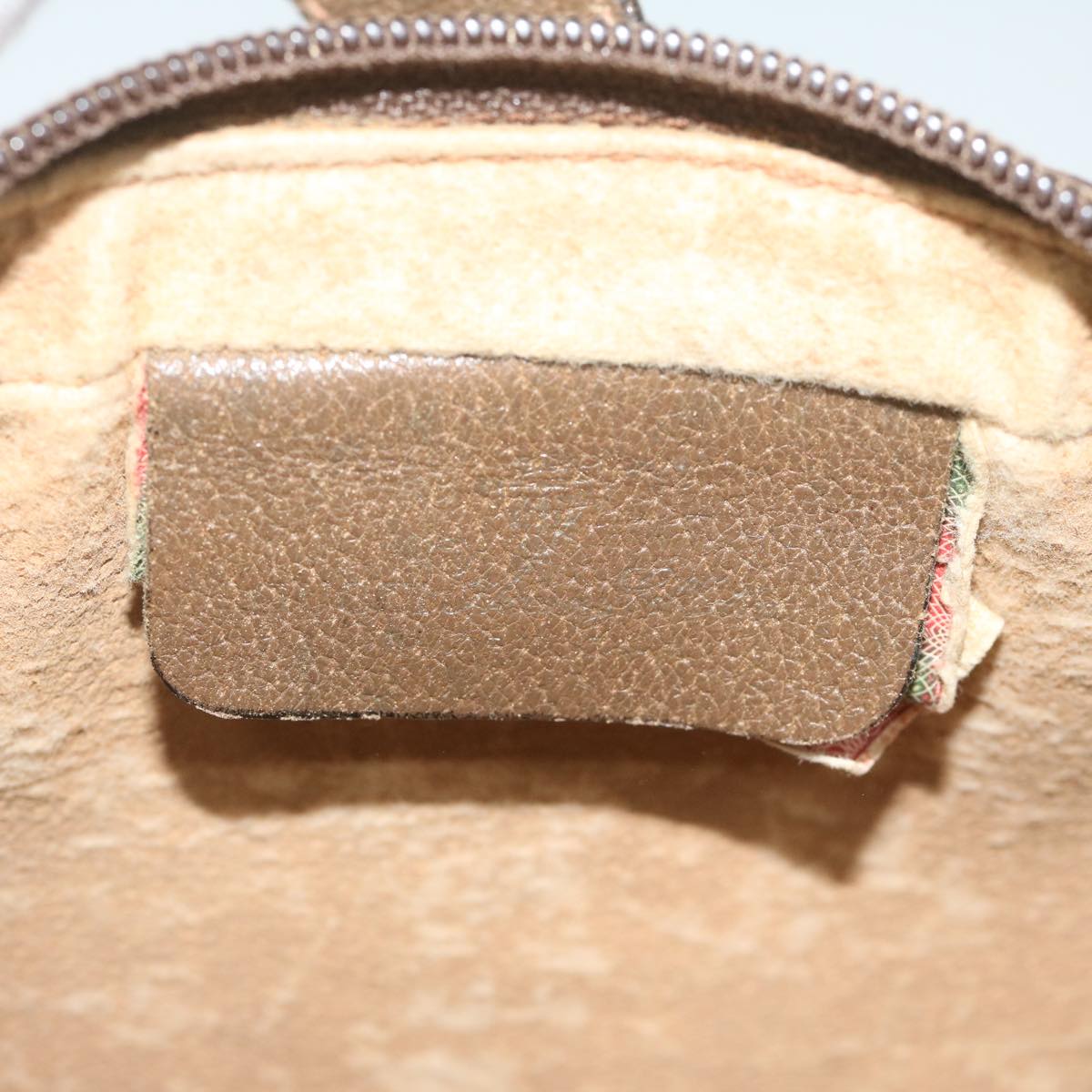 GUCCI GG Supreme Web Sherry Line Shoulder Bag Beige Red 89 02 055 yk9620