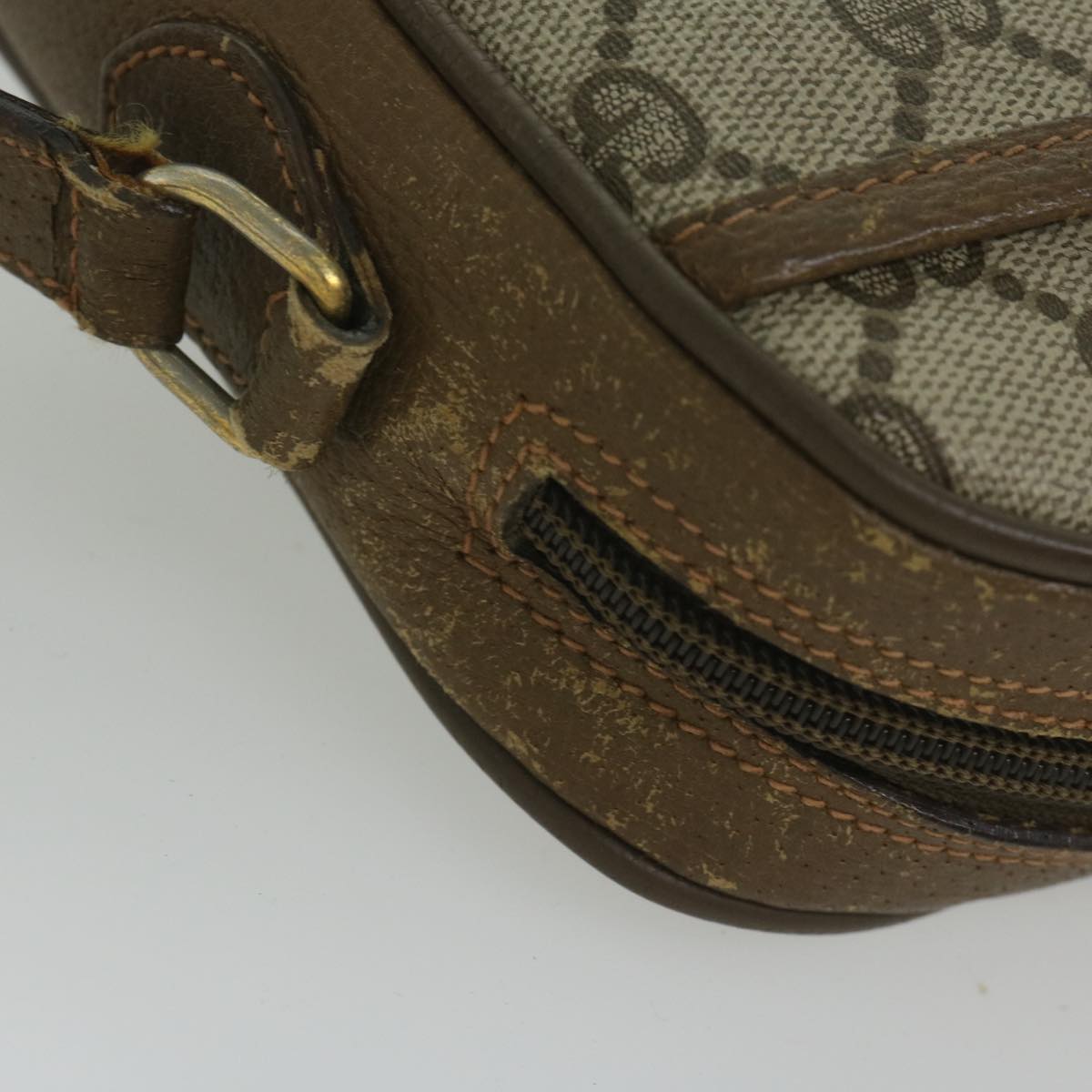 GUCCI GG Supreme Web Sherry Line Shoulder Bag Beige Red 89 02 055 yk9620