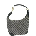 GUCCI GG Canvas Shoulder Bag Gray 001 4157 yk9622
