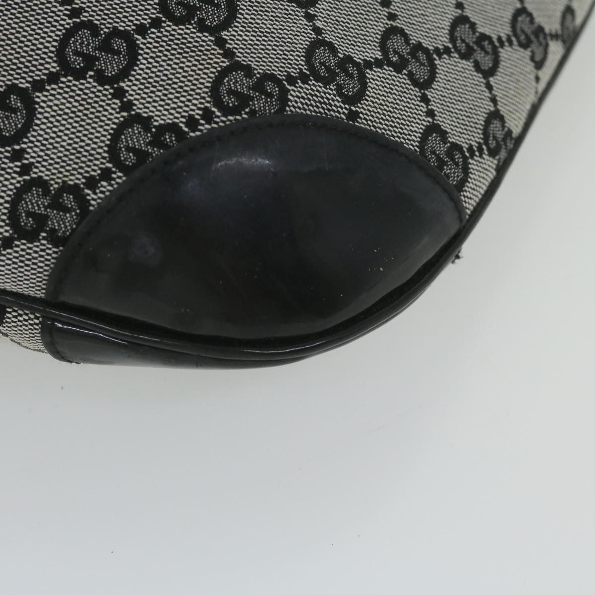 GUCCI GG Canvas Shoulder Bag Gray 001 4157 yk9622