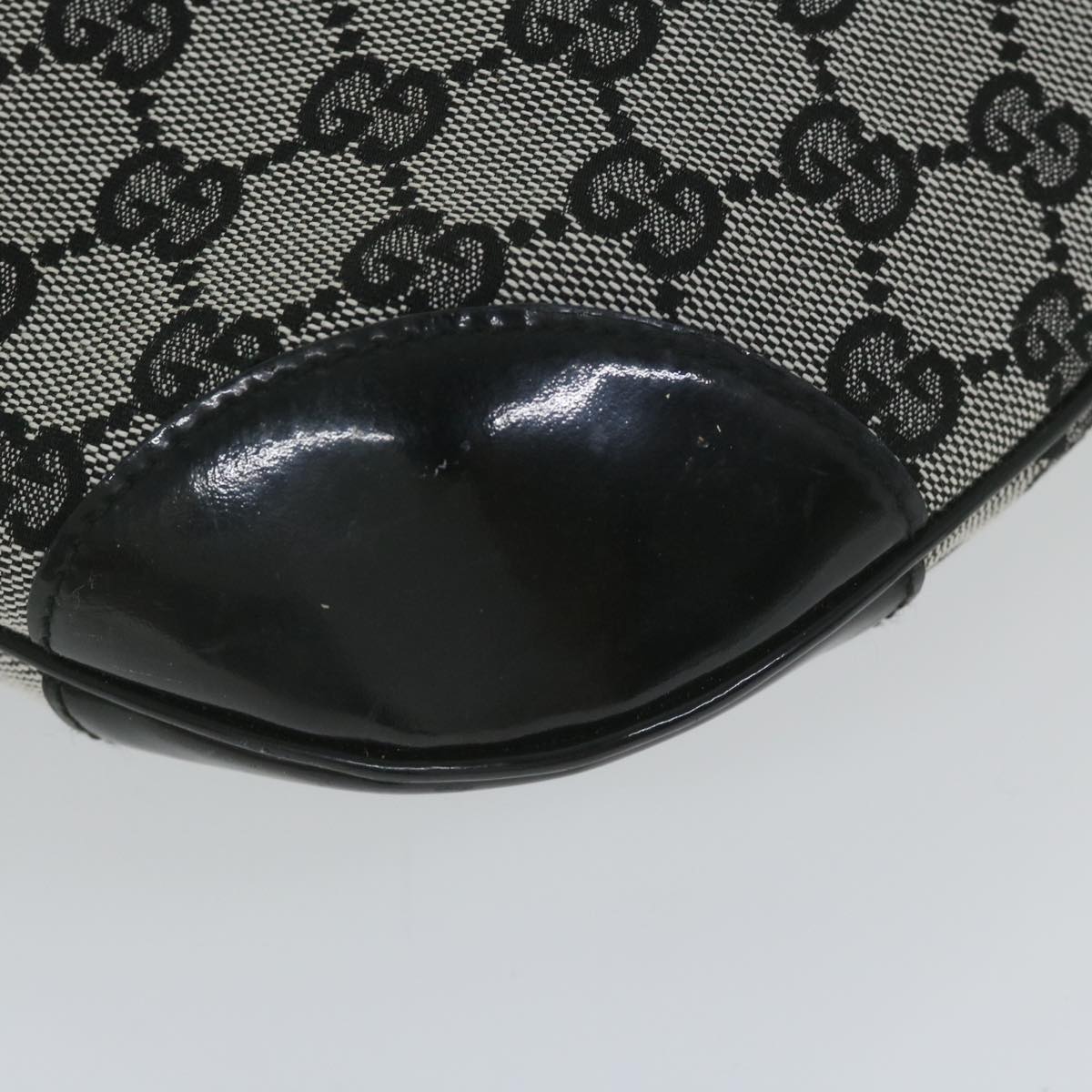 GUCCI GG Canvas Shoulder Bag Gray 001 4157 yk9622