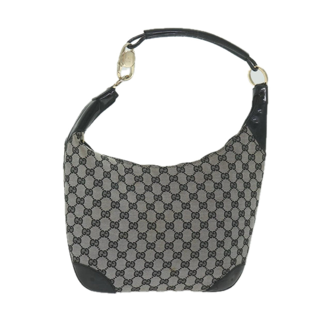 GUCCI GG Canvas Shoulder Bag Gray 001 4157 yk9622
