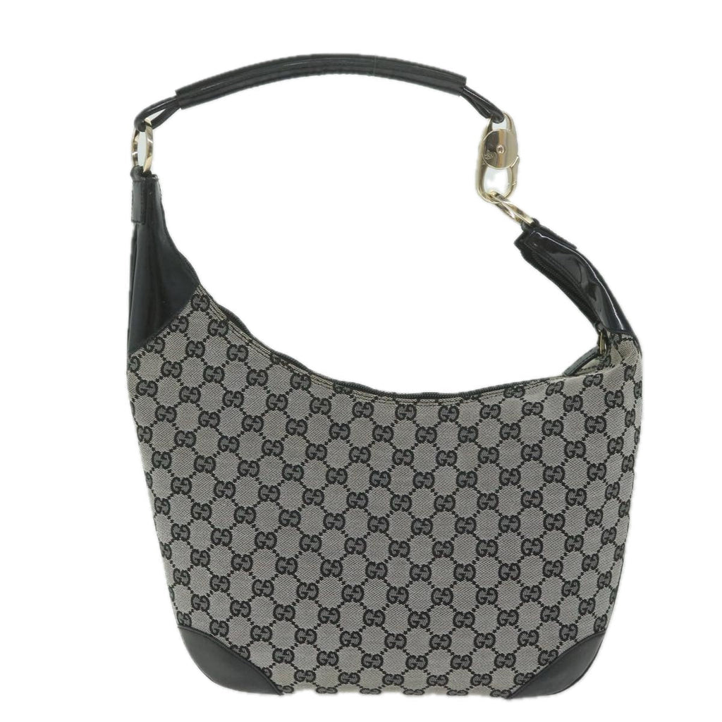 GUCCI GG Canvas Shoulder Bag Gray 001 4157 yk9622