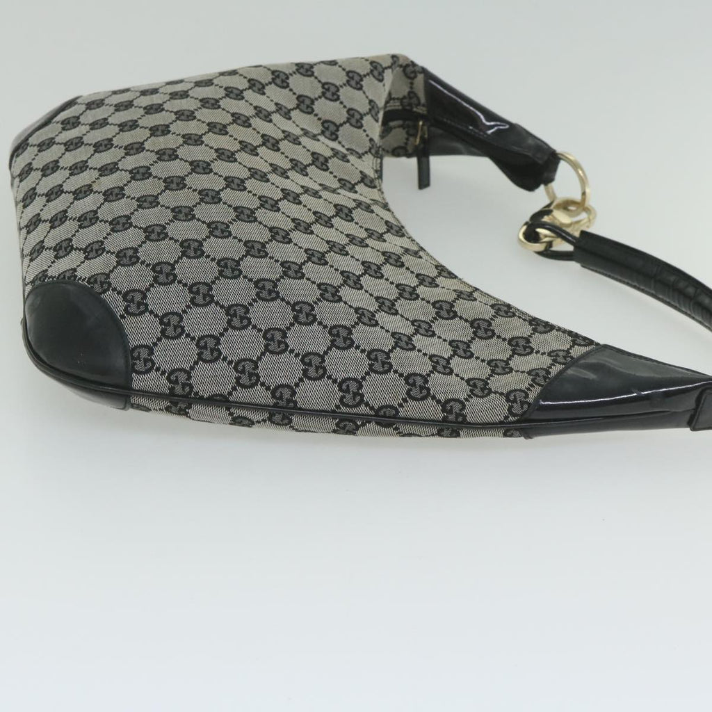 GUCCI GG Canvas Shoulder Bag Gray 001 4157 yk9622