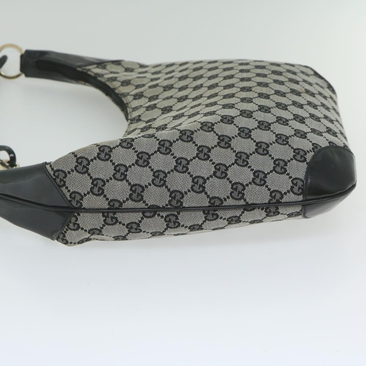 GUCCI GG Canvas Shoulder Bag Gray 001 4157 yk9622