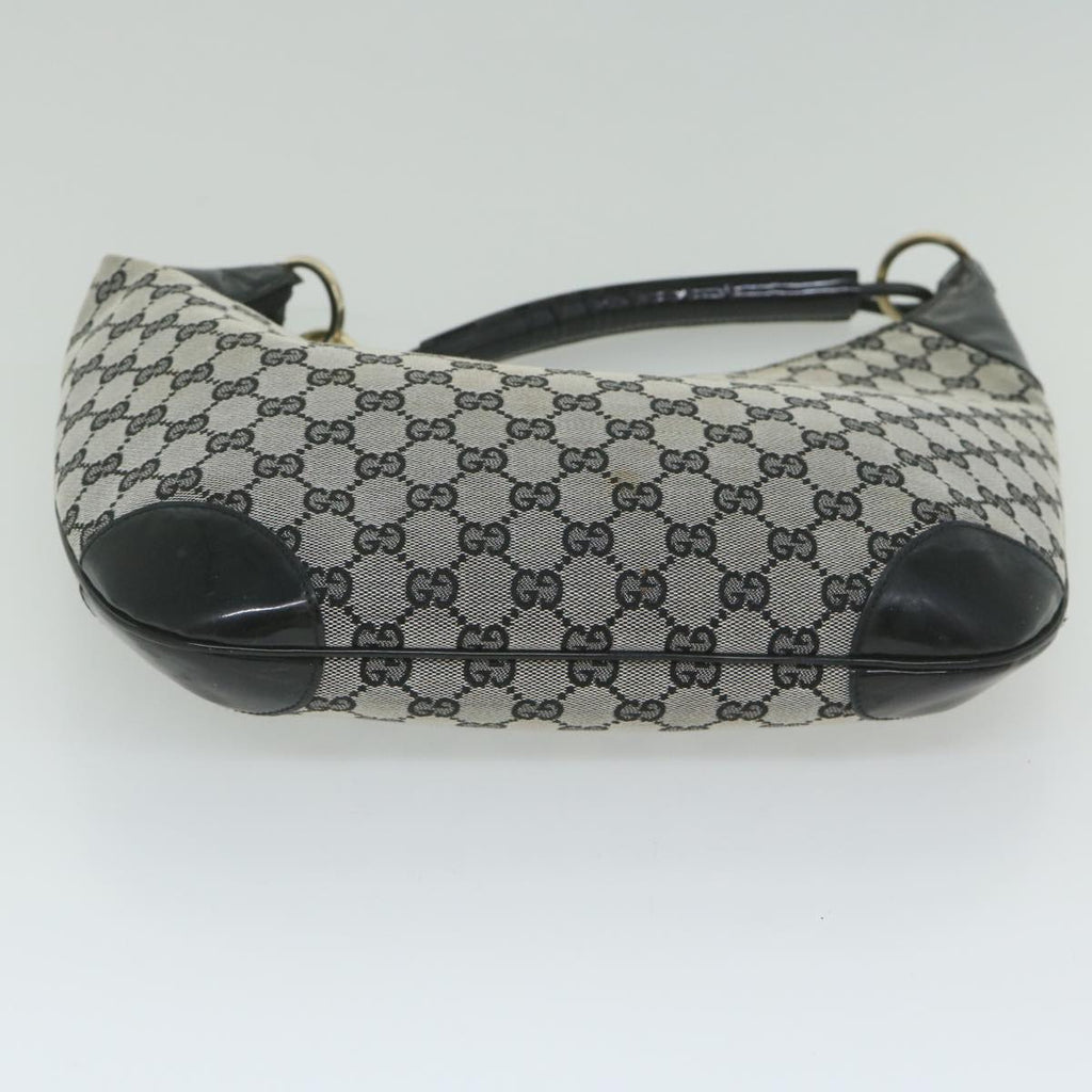 GUCCI GG Canvas Shoulder Bag Gray 001 4157 yk9622