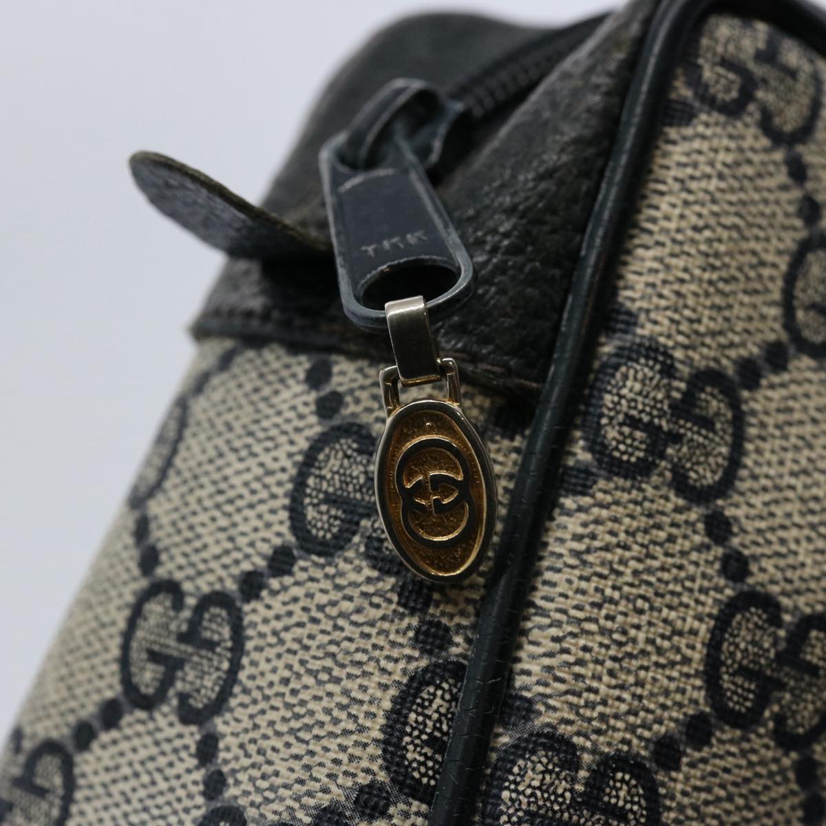 GUCCI GG Supreme Sherry Line Clutch Bag Red Navy 89 01 012 yk9645