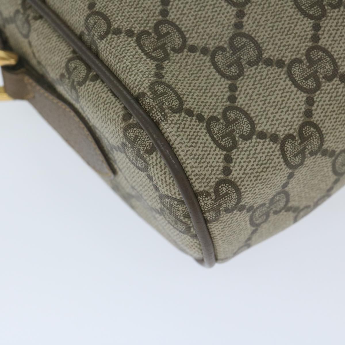 GUCCI GG Supreme Web Sherry Line Shoulder Bag Beige Red 56 02 004 yk9683