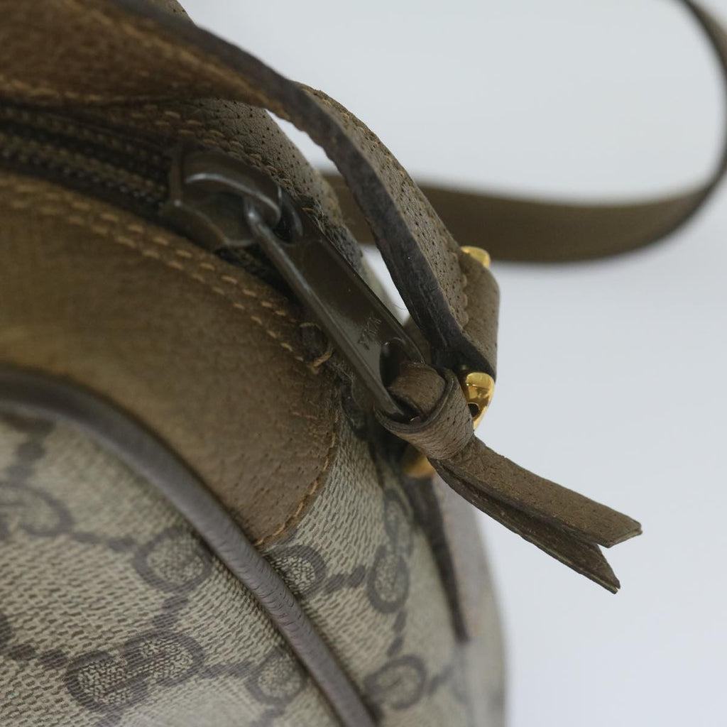 GUCCI GG Supreme Web Sherry Line Shoulder Bag Beige Red 56 02 004 yk9683