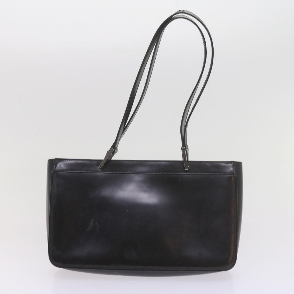 GUCCI GG Canvas Shoulder Bag Canvas patent 4Set Black Beige yk9745