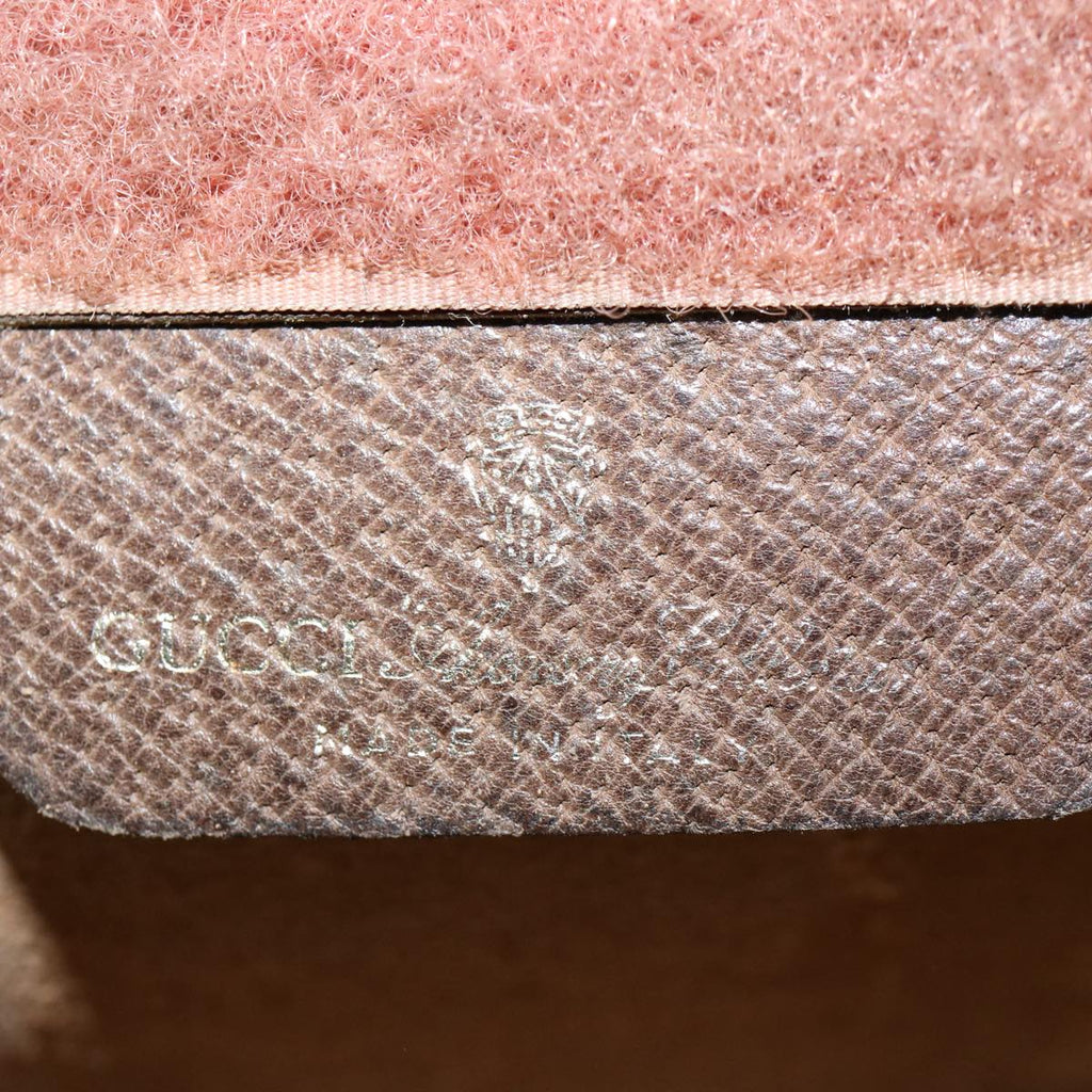 GUCCI GG Supreme Web Sherry Line Clutch Bag Beige Red 89 01 002 yk9751