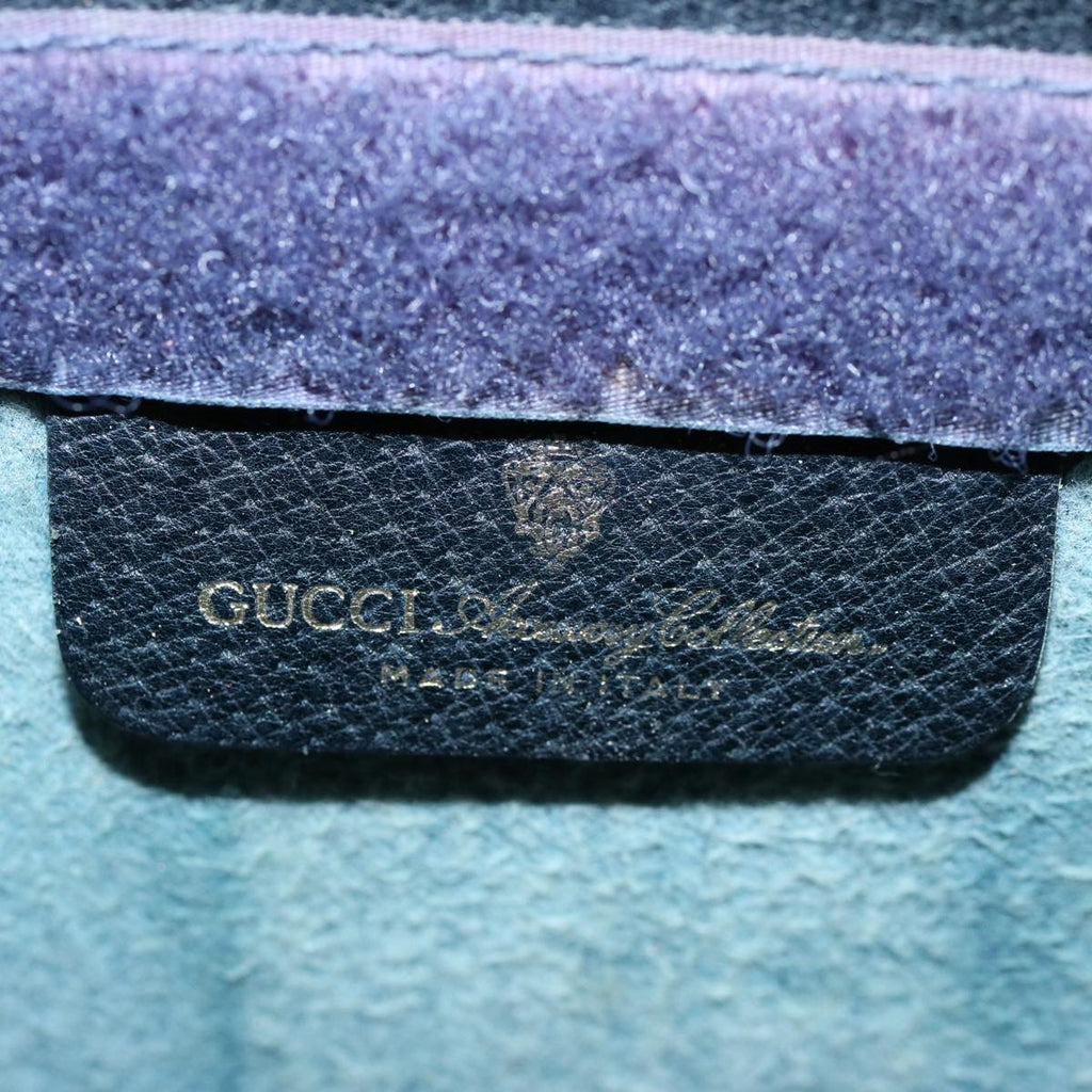 GUCCI GG Supreme Sherry Line Clutch Bag Red Navy 89 01 002 yk9754