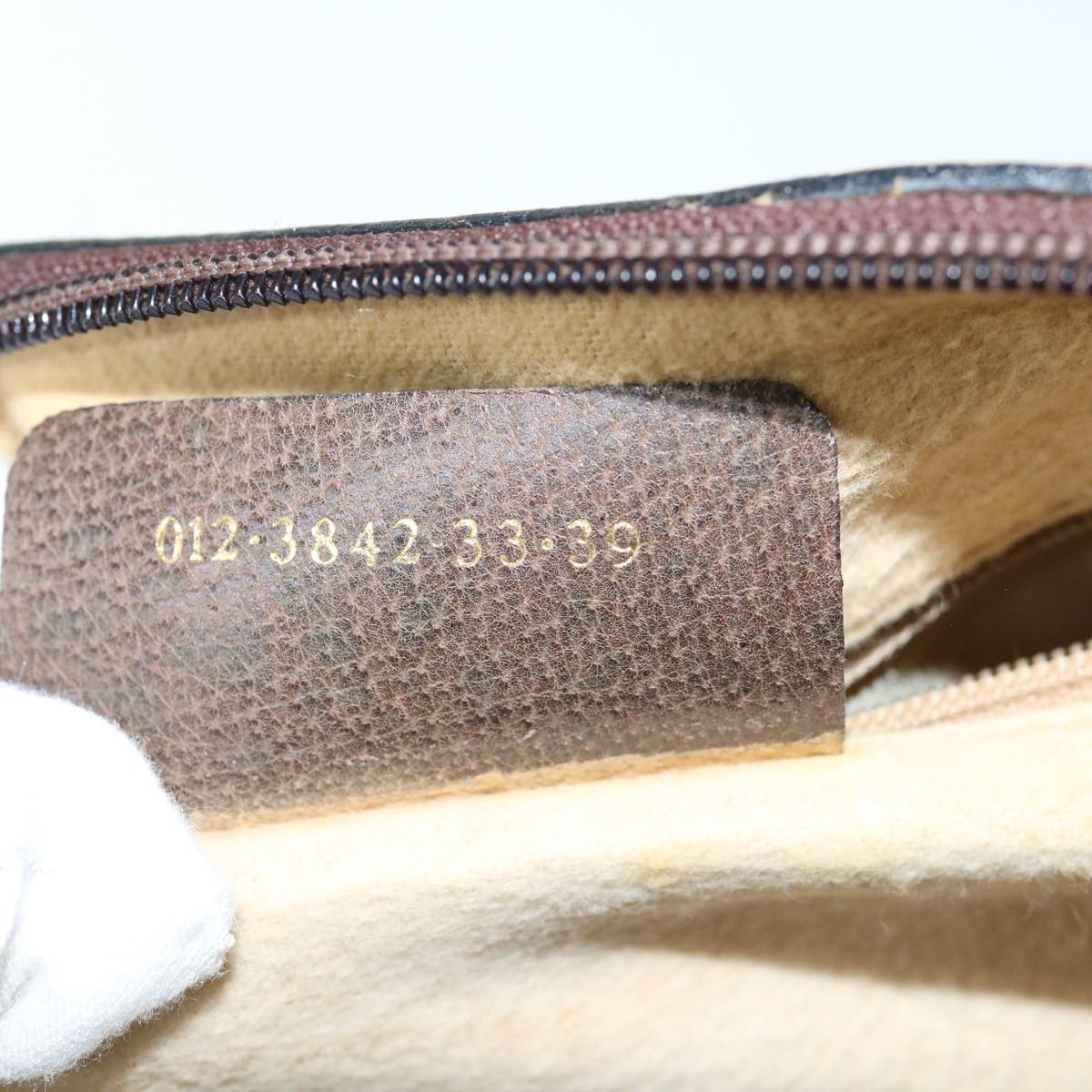 GUCCI GG Canvas Web Sherry Line Boston Bag PVC Beige Green Red yk9774