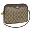 GUCCI GG Canvas Shoulder Bag PVC Beige yk9779