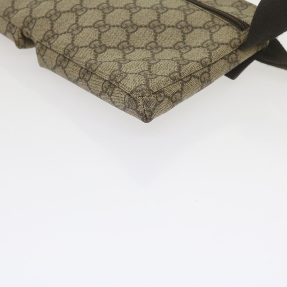 GUCCI GG Canvas Waist bag PVC Beige 28566 yk9788