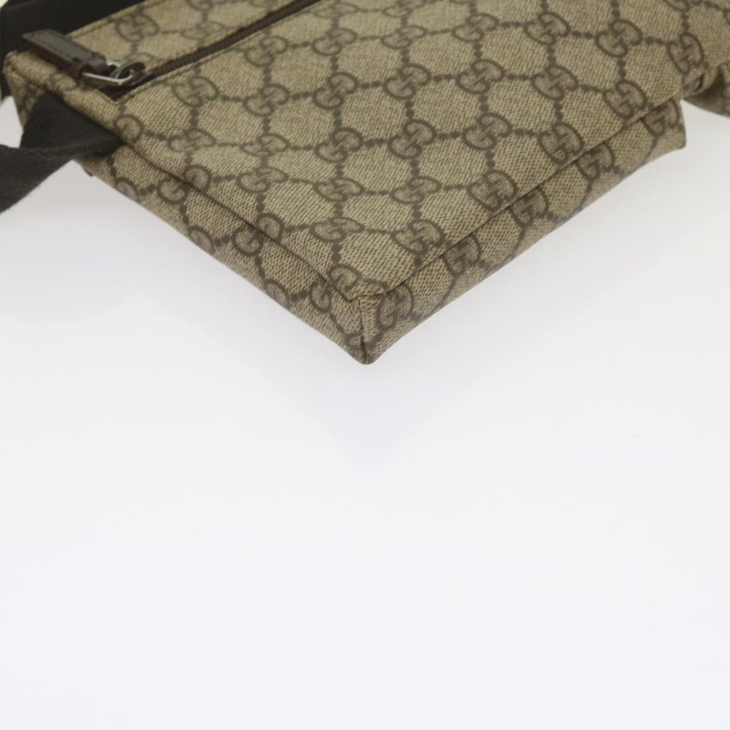 GUCCI GG Canvas Waist bag PVC Beige 28566 yk9788