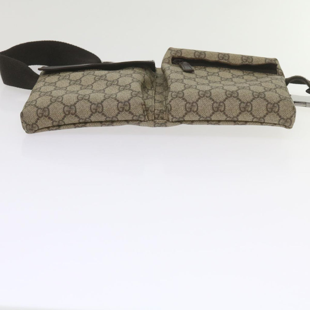 GUCCI GG Canvas Waist bag PVC Beige 28566 yk9788