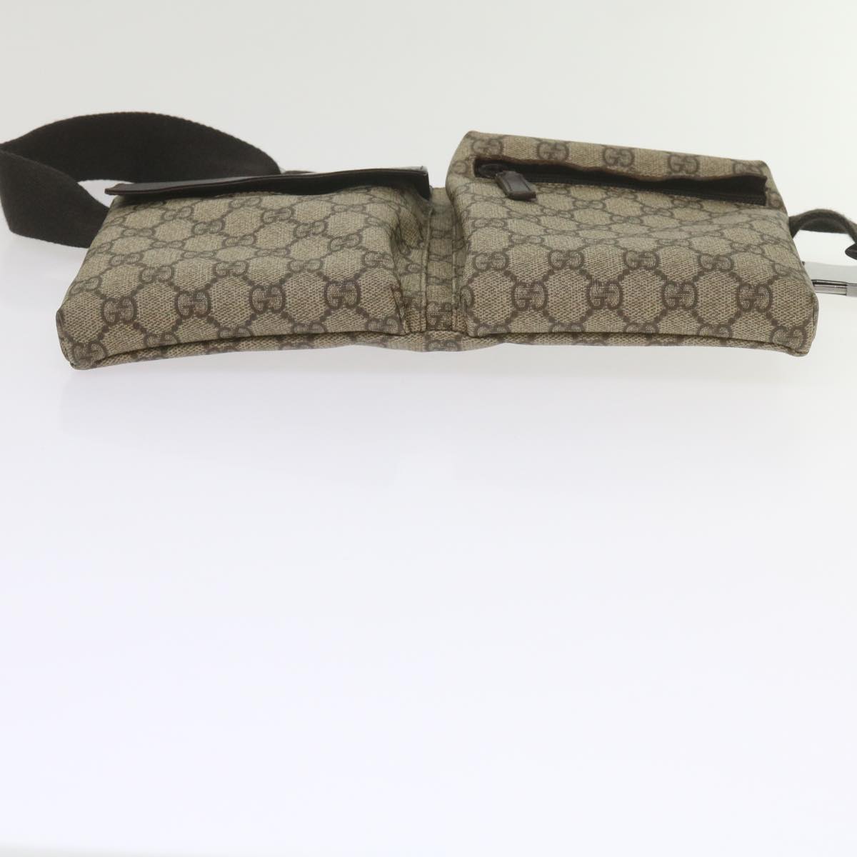 GUCCI GG Canvas Waist bag PVC Beige 28566 yk9788