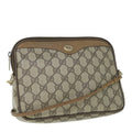 GUCCI GG Canvas Shoulder Bag PVC Beige yk9829