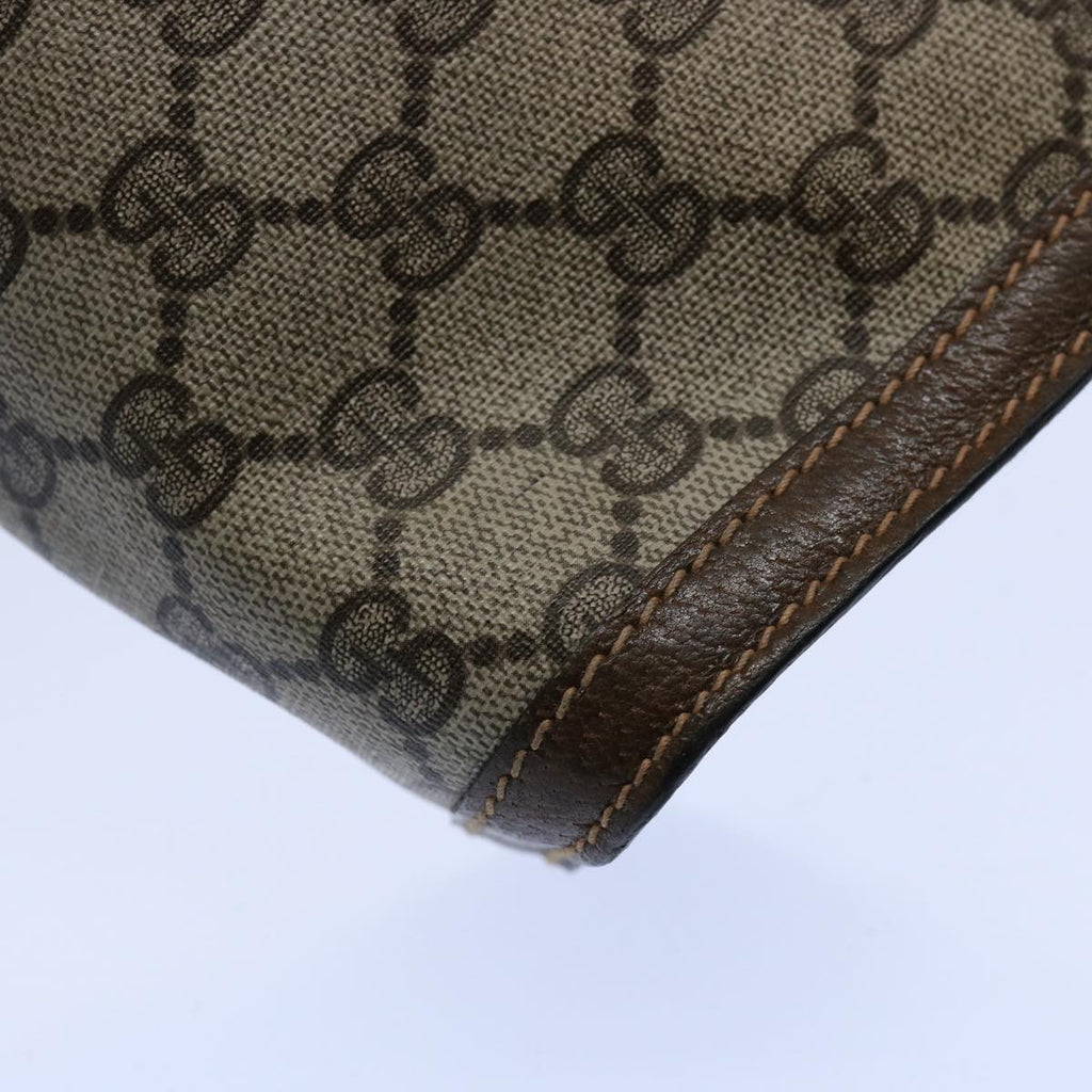 GUCCI GG Supreme Web Sherry Line Clutch Bag Beige Red 64 014 2125 28 yk9835
