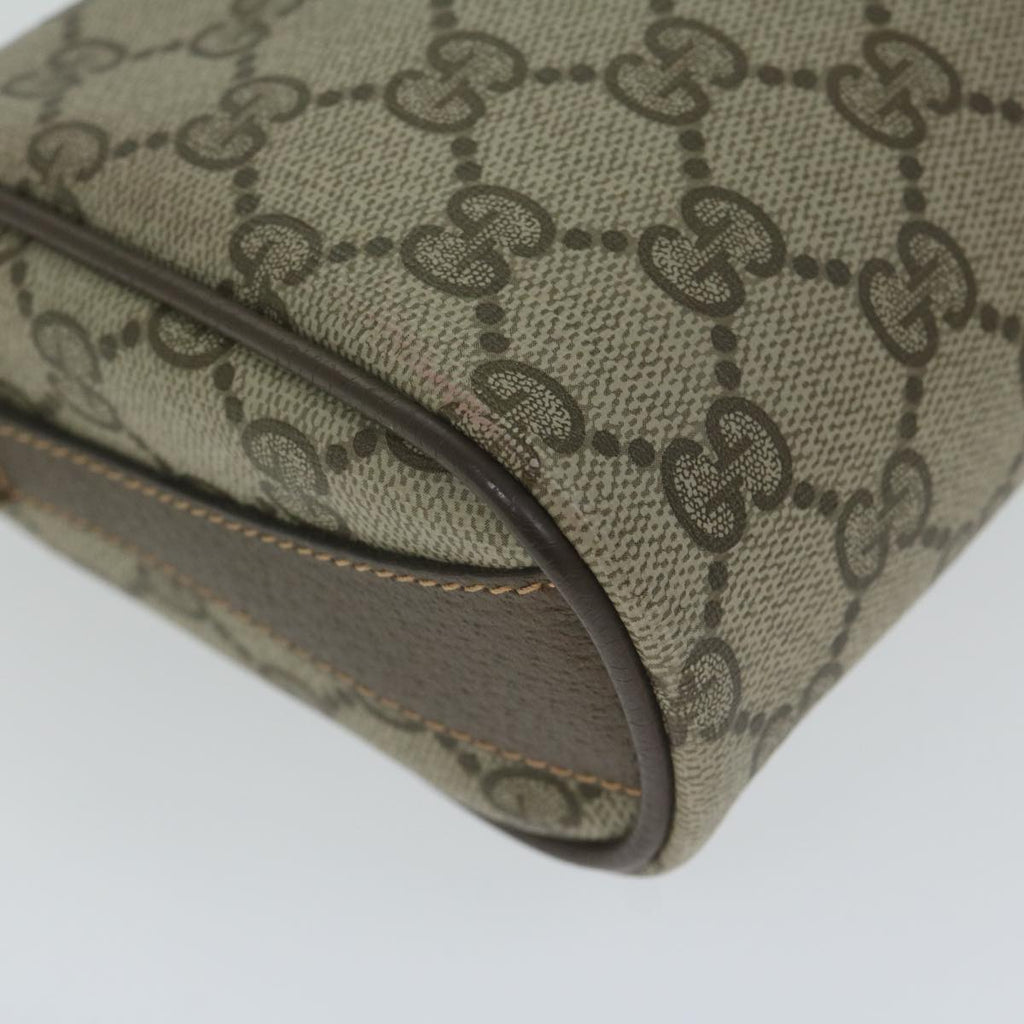 GUCCI GG Supreme Web Sherry Line Shoulder Bag Beige Red 89 02 018 yk9859