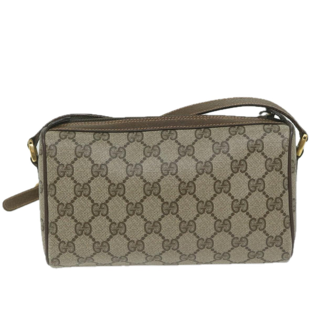 GUCCI GG Supreme Web Sherry Line Shoulder Bag Beige Red 89 02 018 yk9859