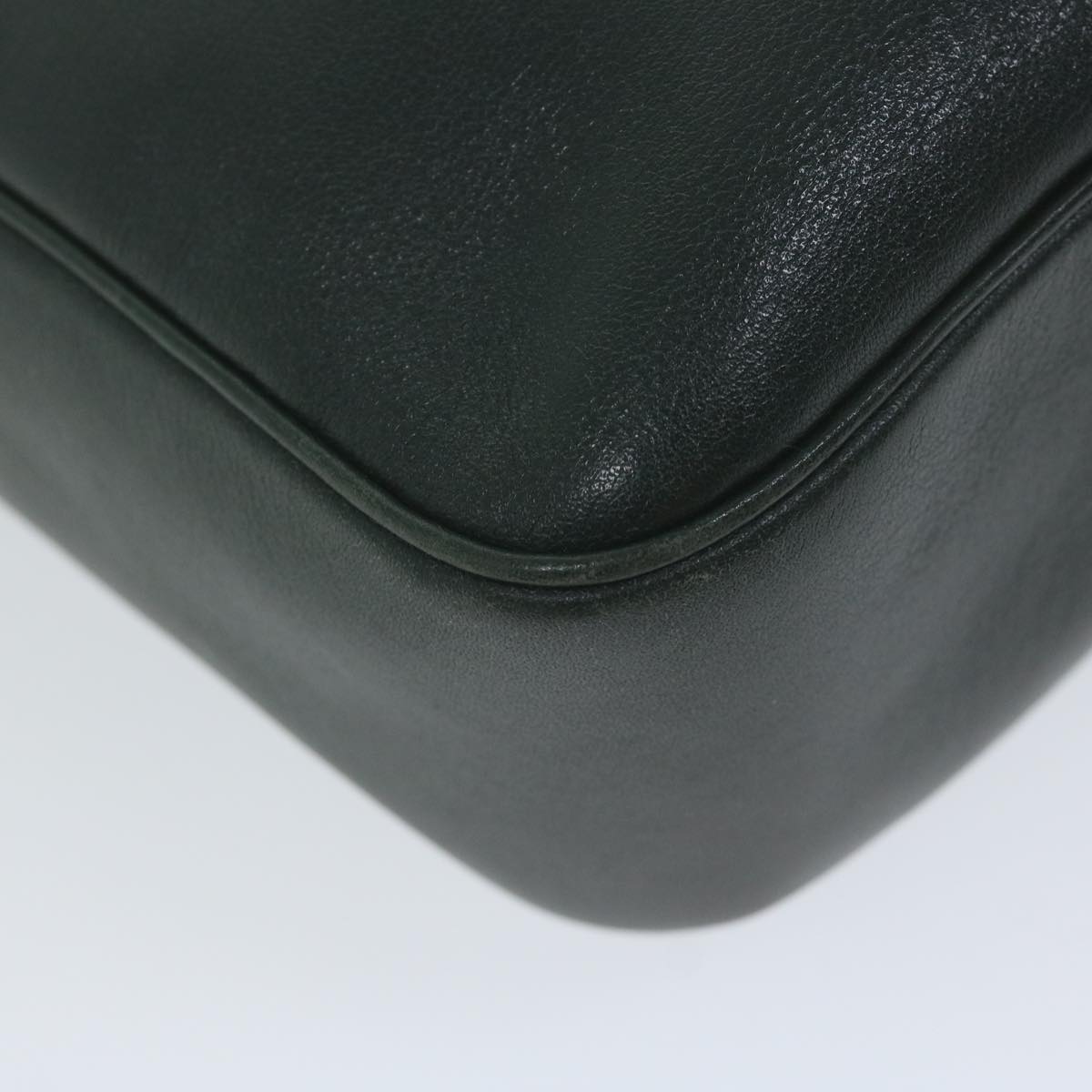 GUCCI Interlocking Shoulder Bag Leather Green 007 256 0084 yk9878