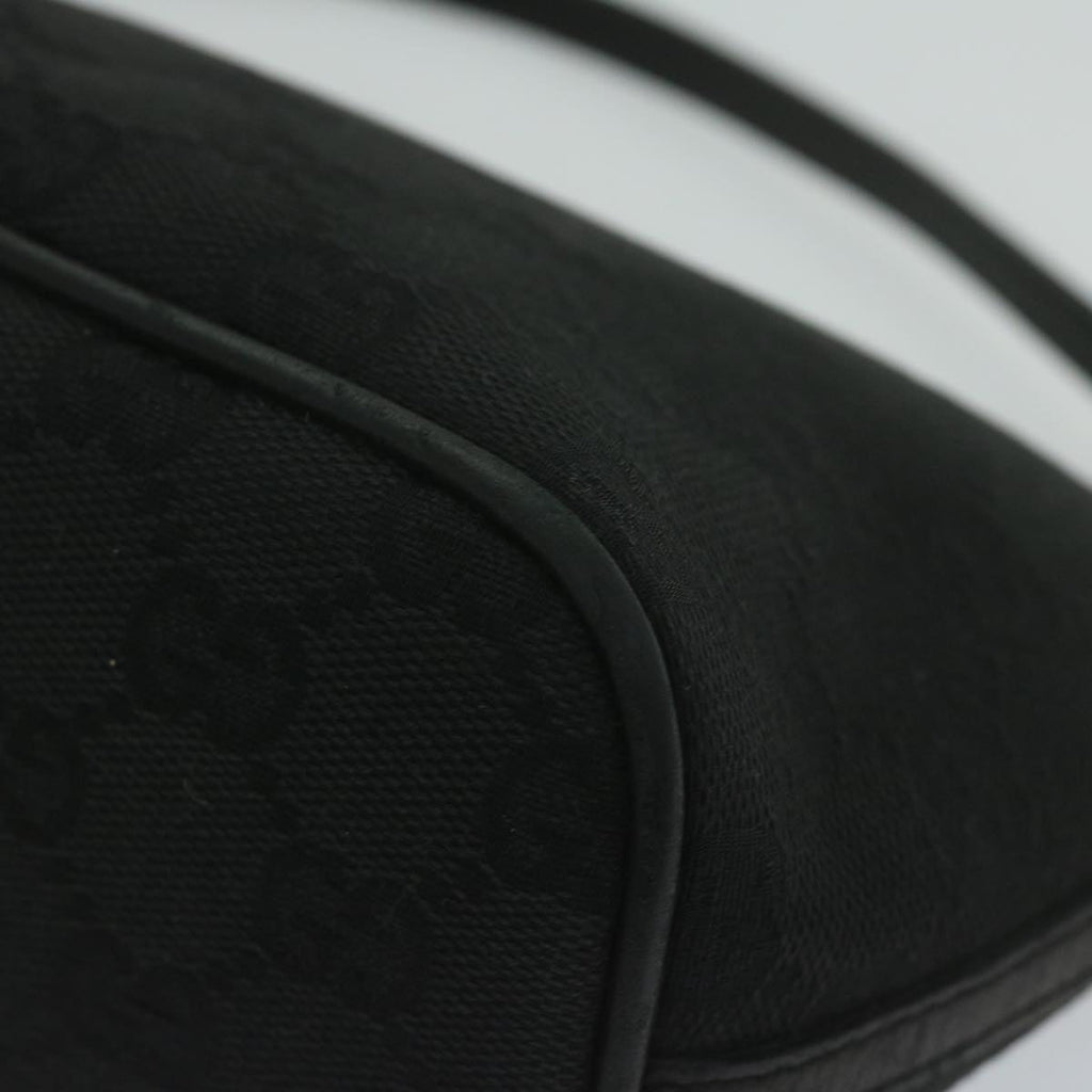 GUCCI GG Canvas Accessory Pouch Black 07198 yk9889