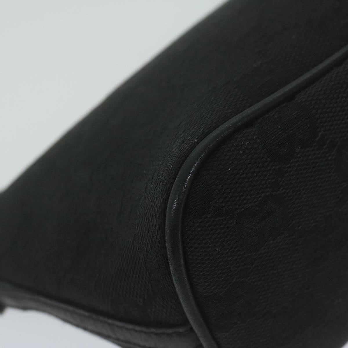GUCCI GG Canvas Accessory Pouch Black 07198 yk9889