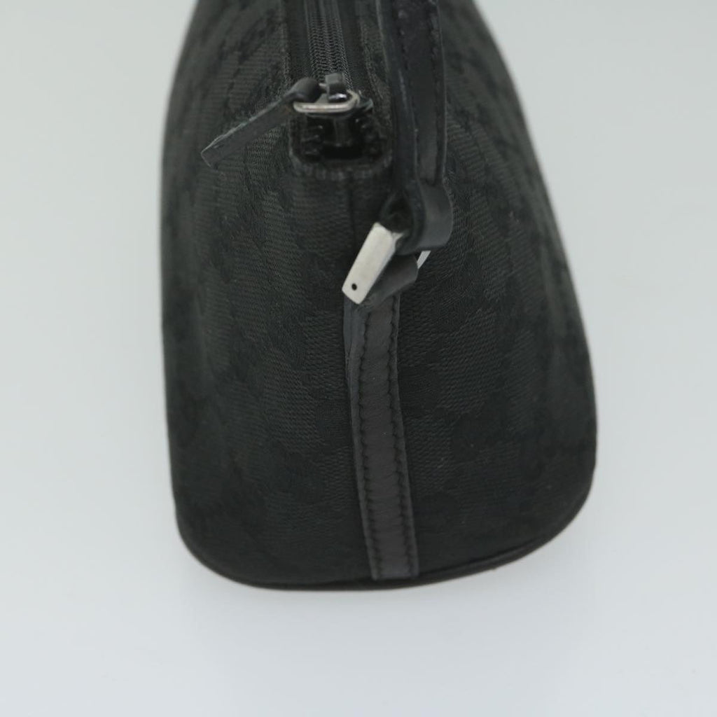 GUCCI GG Canvas Accessory Pouch Black 07198 yk9889
