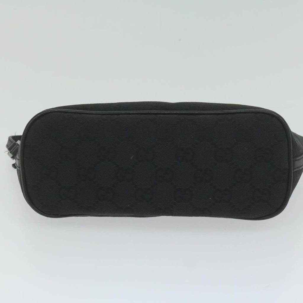 GUCCI GG Canvas Accessory Pouch Black 07198 yk9889