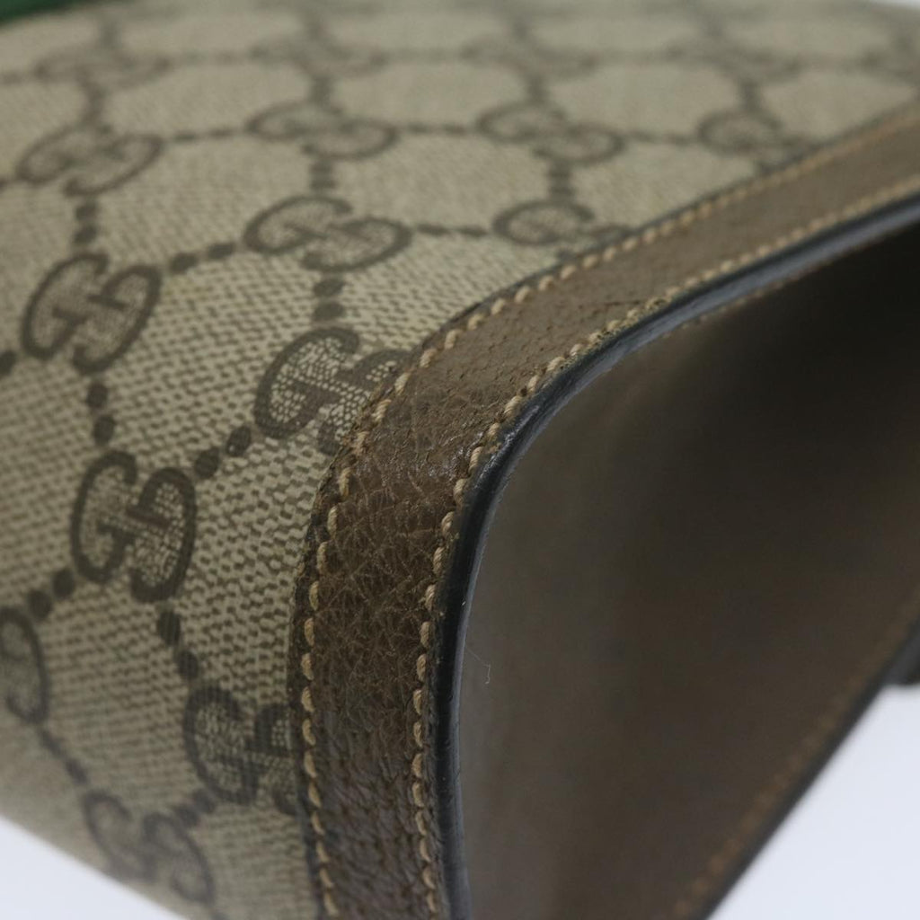 GUCCI GG Supreme Web Sherry Line Clutch Bag Beige Red 89 01 006 yk9906