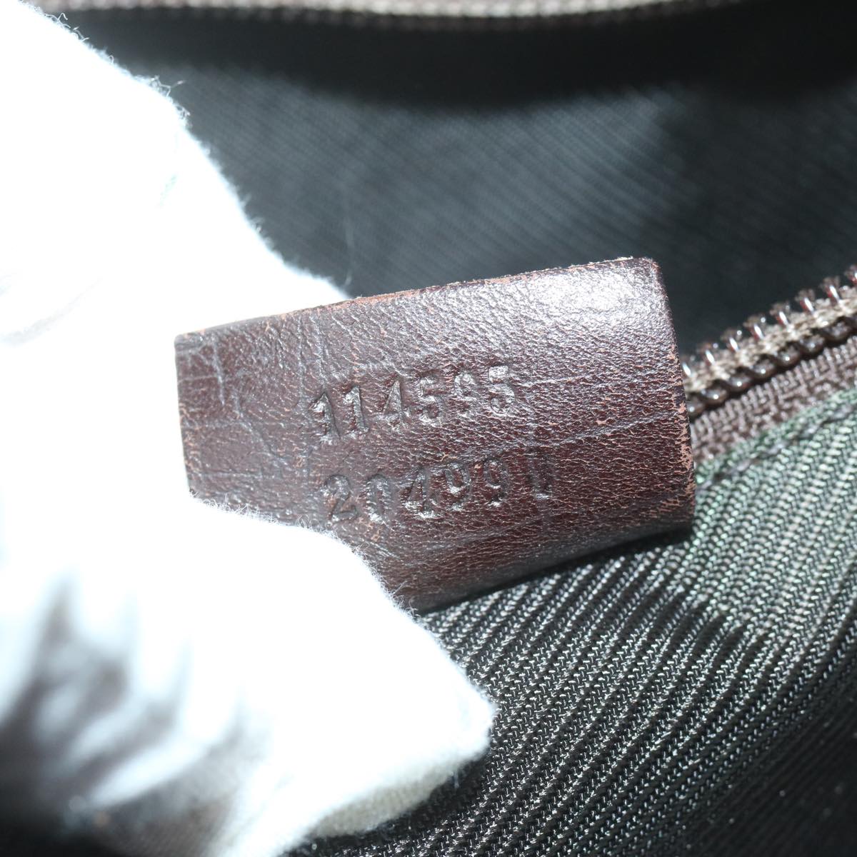 GUCCI GG Supreme Tote Bag PVC Leather Beige 114595 yk9909