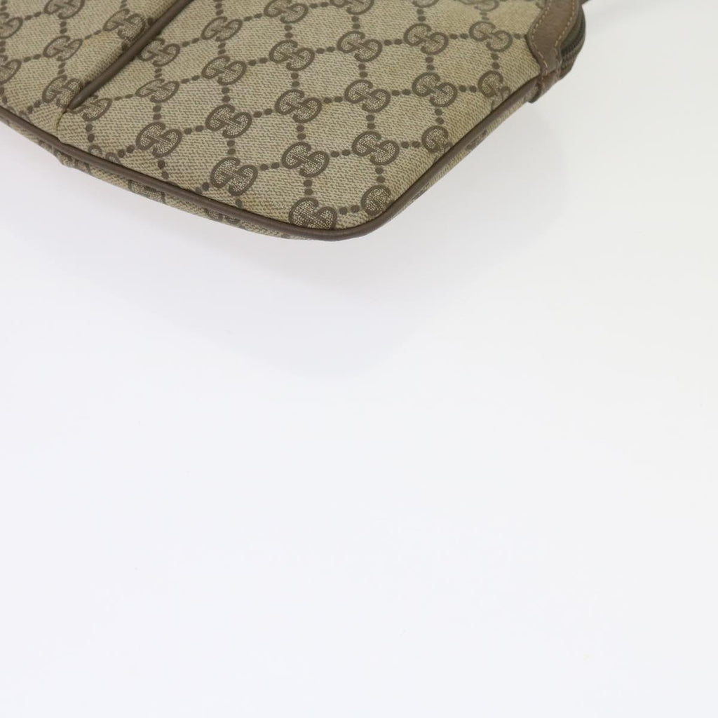 GUCCI GG Supreme Web Sherry Line Shoulder Bag Beige Red 904 02 047 yk9915