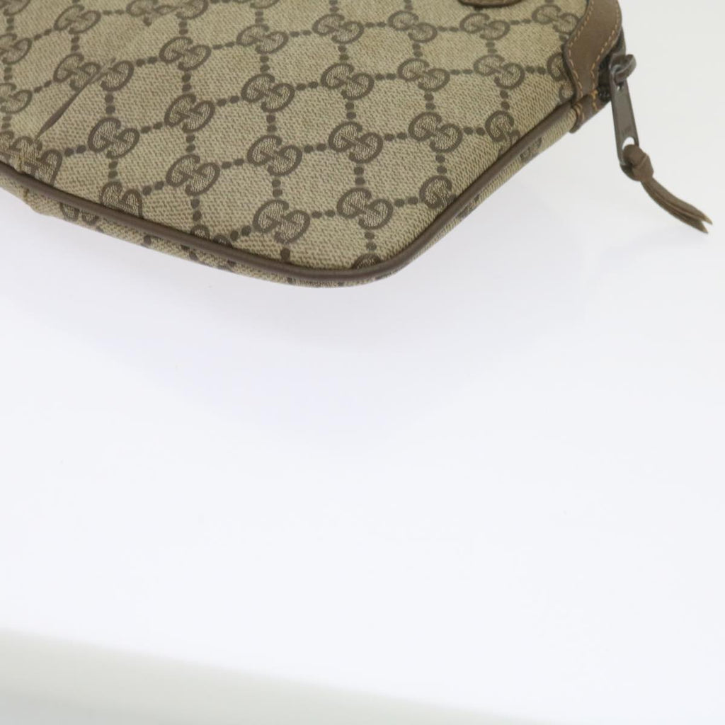 GUCCI GG Supreme Web Sherry Line Shoulder Bag Beige Red 904 02 047 yk9915
