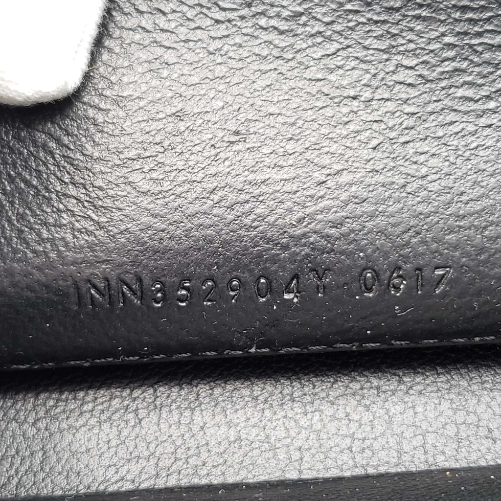 YSL Yves Saint Laurent Zippy Black Wallet
