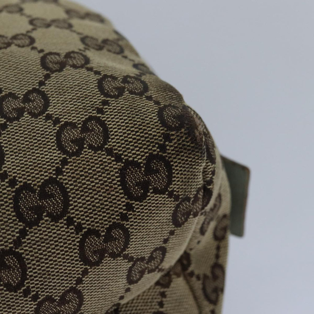 GUCCI GG Canvas Hand Bag Beige Light Blue 124542 yt1006