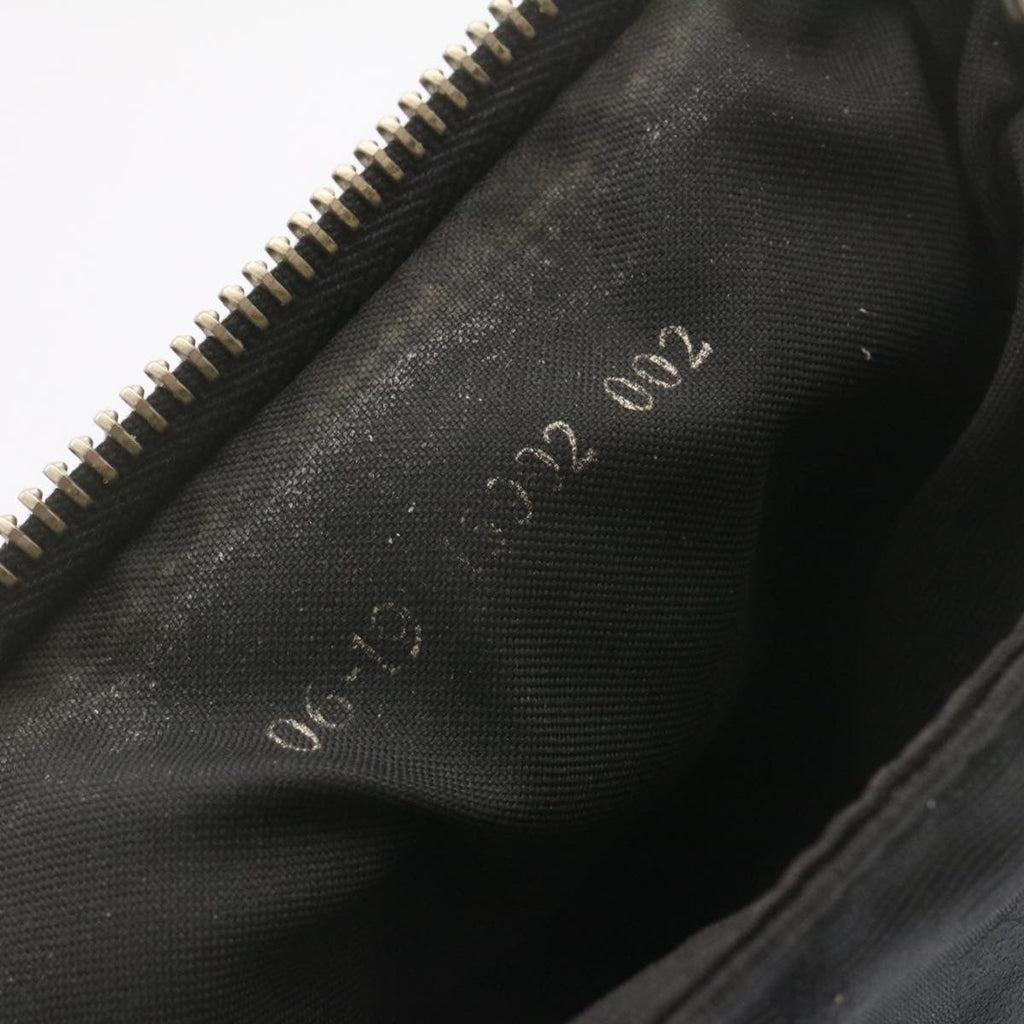 FENDI Zucca Canvas Shoulder Bag Nylon Black yt532