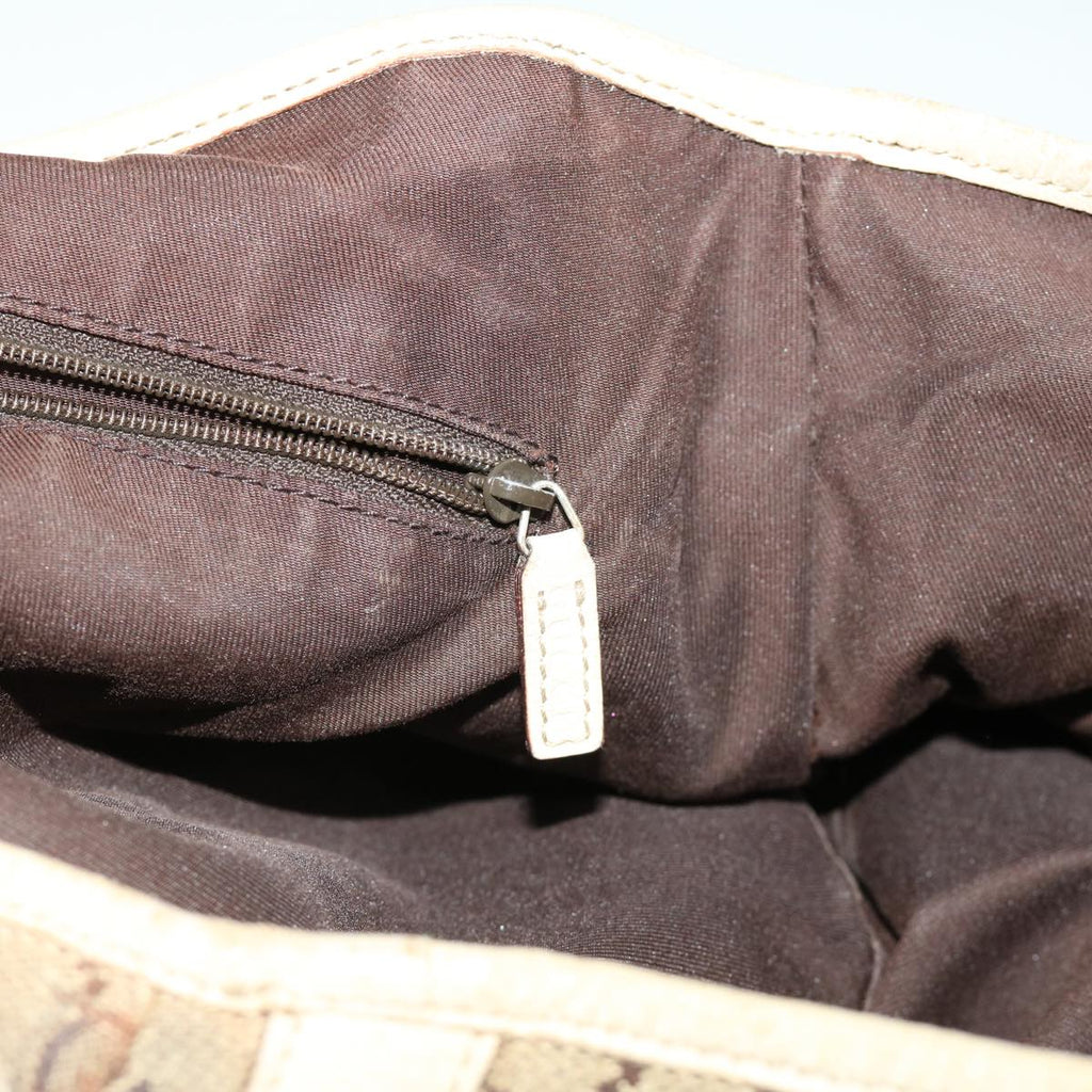 GUCCI GG Canvas Shoulder Bag Beige 130736 yt927