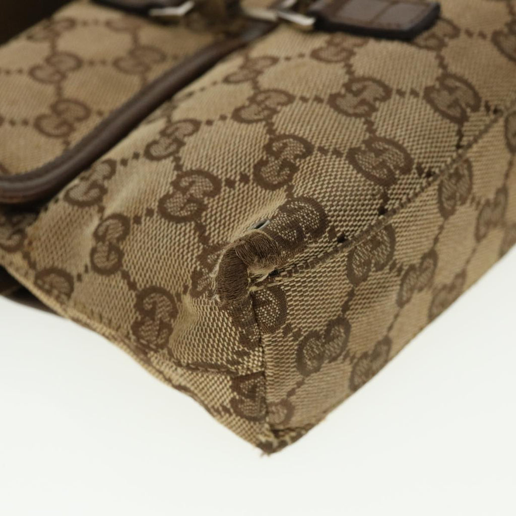 GUCCI GG Canvas Waist Bag Beige 92548 212792 yt967
