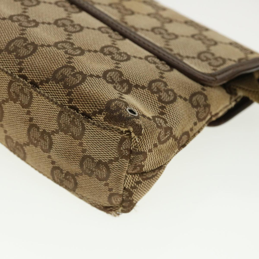 GUCCI GG Canvas Waist Bag Beige 92548 212792 yt967